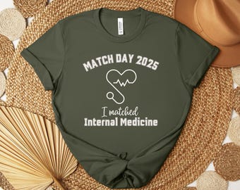Match Day 2026, Custom Match Day Residency T-shirt Gift for Medical School students, Future Doctors Men Women, Unisex Short Sleeve Tee