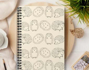 Hedgehog Spiral Notebook, Lined Notebook Journal for students, Note takers, Teachers, Writers, Gift for Best Friends and Hedgehog Lovers