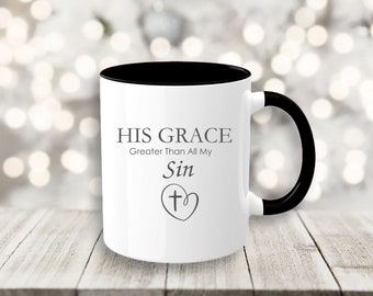 Christian Mug, Religious Mug, Christian Gifts, Inspirational Mug, Coffee Mug, Pastor Gift, Jesus Mug, Bible Mug, Scripture Mug