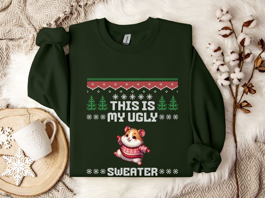 Xmas Women's Hamster Christmas Sweater Buy Ugly Sweater