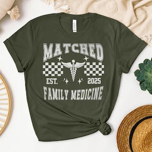 Custom 2025 Match Day Residency T-shirt Gift for Medical School students, Medical School Gift, Doctor Graduation, Future Physician Tee