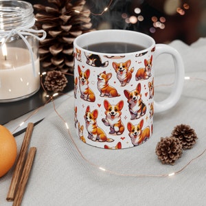 Corgi Coffee Mug, Pembroke welsh corgi, Cute Pet Mug, Corgi Gift, Cute Corgi Lovers Mug, Pet Lover&#39;s Gift Mug