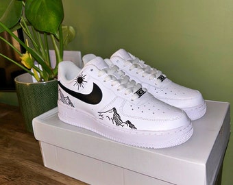 Custom Air Force 1 - Black Mountain Shadow