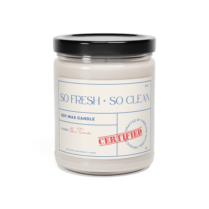So Fresh & So Clean Soy Wax Candle