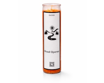Road Opener Prayer Candle: Clear Path, Free of Blockages, Intention Candle