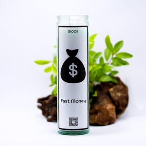 Money Prayer Candle | Spiritual Ritual Candle | Intention Candles