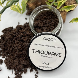 Thiouraye Gowe Incense | Traditional West African Aromatic Blend | Handmade Senegalese Incense with Sandalwood, Roots and Resins