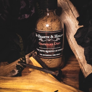 Graveyard Dirt • Cemetery Soil for Ancestral Veneration, Protection, Binding, Banishing, Shadow Work • Witchcraft Supply