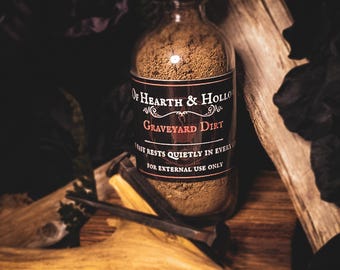 Graveyard Dirt • Colonial Cemetery Soil for Ancestral Veneration, Protection, Binding, Banishing, Shadow Work • Witchcraft Supply