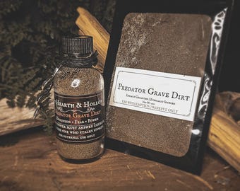 Predator Grave Dirt · Baneful Witchcraft ONLY Curio for Domination & Fear Spells · Ethically Collected Grave Soil