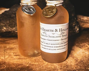 Empath Shielding Spray | Energetic Protection Mist | Boundary & Grounding Spray | Witchcraft Aura Cleanse | Sensitive Practitioner Support