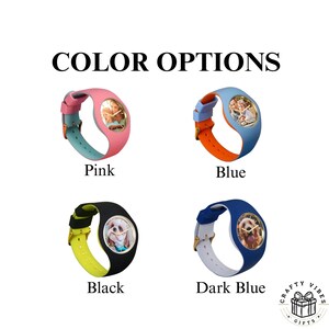 Personalized silicone watch with full-color photo customization, ideal unique gift for friends’ birthdays.