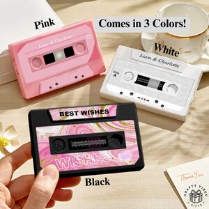 This custom cassette record plaque features your photo and favorite song title, making it a thoughtful gift for couples or friends. Its retro style adds a nostalgic vibe to any room while celebrating special moments. A perfect anniversary, Valentine’s, or birthday present for music lovers or sentimental decor lovers.