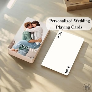 Wedding Guest Book Alternative - Custom Photo Deck, Romantic Guest Wishes Cards - Paper Material, Wedding Keepsake