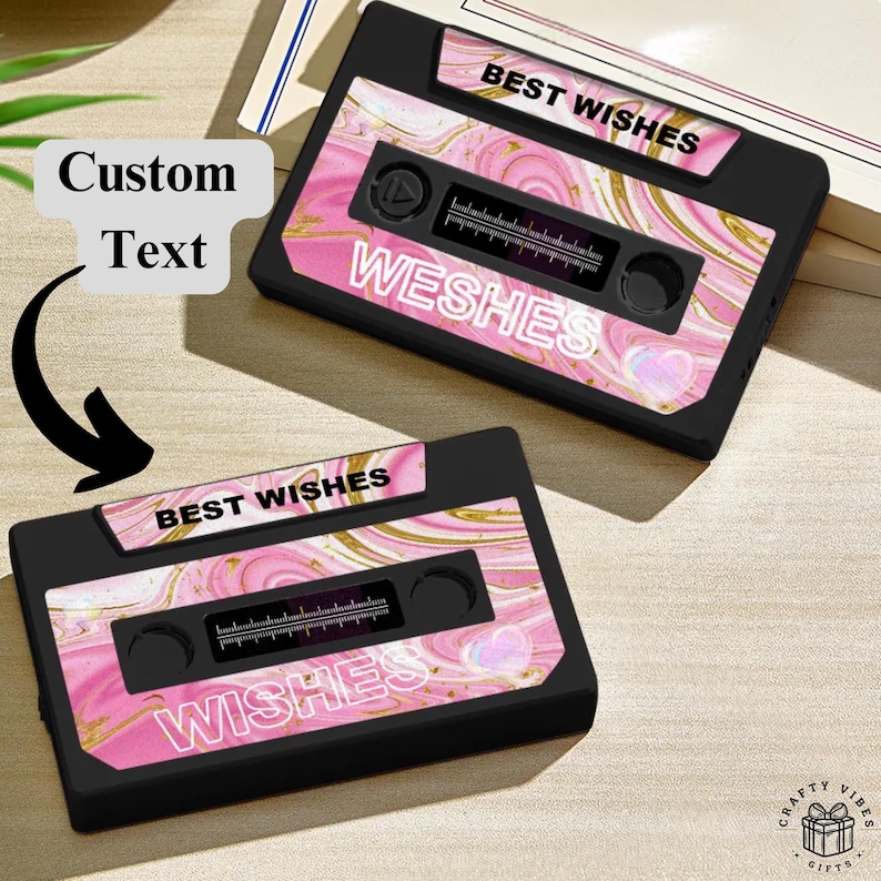 Create a unique tribute with this personalized cassette vintage record featuring your chosen track and custom photo. Designed as a retro-inspired music gift, it’s perfect for friends, partners, or family. Ideal for bedroom, studio, or living room wall decor with a strong sentimental touch.
