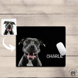Personalised Mouse Mat Personalised Photo Mouse Pad Computer PC Laptop Mousepad Memorial Gift Office Table Accessories Gift for Pet Lovers
