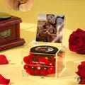 Custom Photo Music Box Mini Record Box Personalized Song Vinyl Keepsake Gift for Him Her Birthday Anniversary Music Lover Romantic Present product logo