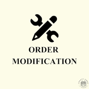 Order Details Update Customization Form Personalization Service, Message & Color Edits (Easy Edit, Quick Adjustment, Custom Order Fix)