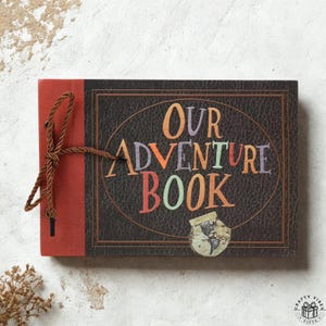 Our Adventure Book Scrapbook DIY Memory Book Travel Journal Photo Album for Boyfriend Girlfriend Couple Anniversary Retro Gift for Couples