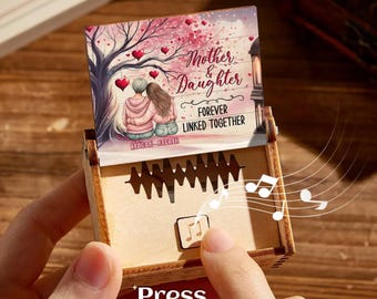 ボックス型音声録音カスタムオルゴール：ポータブルな天然木製デザイン - 充電式、パーソナライズされたメッセージ、ユニークな記念品ギフト