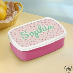 Customize Kids  Lunch Box Back to School Snack Box Lunch Box with Name Kids Lunchboxes Food Container Lunch for Kids Keepsakes Gift for Kids
