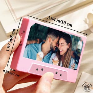 Personalized Vintage Cassette Tape Player Custom Song Record Unique Music Photo Plaque Gift for Couples Friends Anniversary Birthday Present