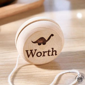 Personalized Wooden Yo-yo Engraving Name Birthday Gift for Kids Games Retro Toys Wooden Toys for Kids Classic Toy Gift for Him and Her