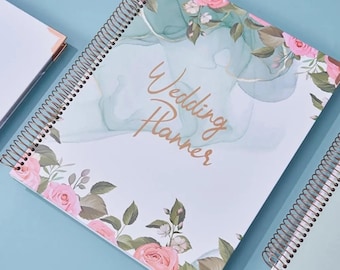Floral Wedding Planner: Bride Journal, Checklist, Engagement Gift Organizer