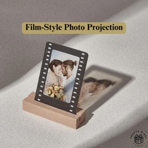 Aangepaste fotolamp Filmcamera Filmalbum Gepersonaliseerde projectie Fotolijst Cadeau voor stel Woondecoratie Jubileumcadeau Trouwbedankje