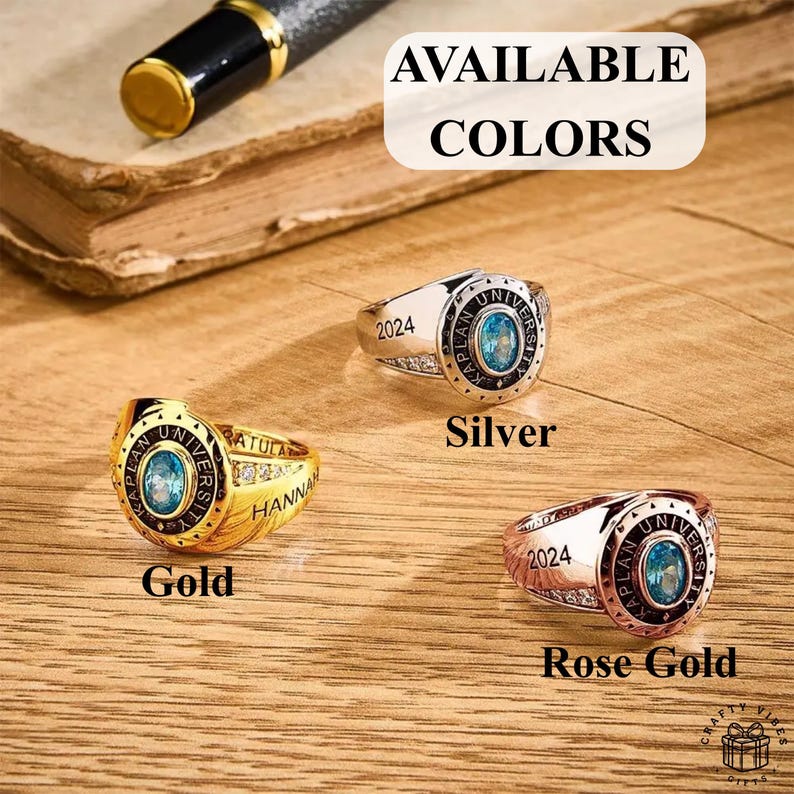 Elegant personalized ring design with copper band and smooth rounded edges