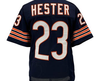 Devin Hester Jersey Blue Chicago | S-5XL Unsigned Custom Sewn Stitched