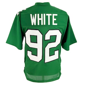 Reggie White Jersey Modern Kelly Green Philadelphia | Unisex Adult Sizes S-5XL Unsigned Custom Sewn Stitched