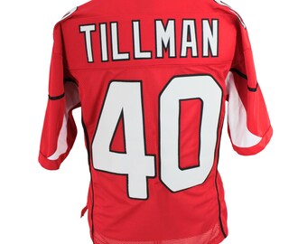 Custom Sewn Pat Tillman Arizona Cardinals Red Jersey - Stitched Unsigned Replica (M-2XL)