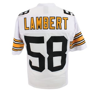 Jack Lambert Jersey Old Number White Pittsburgh | Unisex Adult Sizes S-5XL Unsigned Custom Sewn Stitched