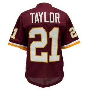 UNSIGNED CUSTOM Sewn Stitched Art Monk Burgundy Jersey - M