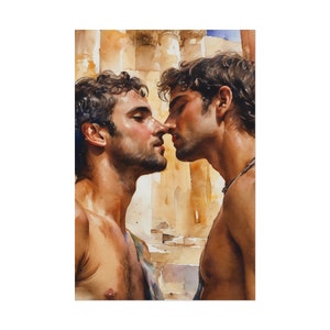 Ancient Greek Men Kissing
