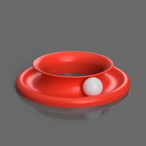 Interactive Cat Toy Ball Roller .STL Files (25cm - 10in)