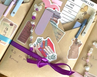 Mystery Blind date with a book set, personalized gift for book lovers