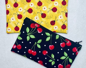 Small zipper pouch +  FREE personal tissue holder with purchase!
