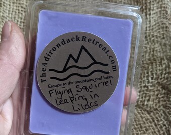 Rustic Soy Wax Melts / Choice or  Lilac Scent / Hand-Poured / Adirondack Homestead Handmade Gift / Bulk Wholesale up to 25% Savings