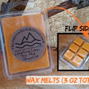 Rustieke sojawas smelt / geur naar keuze of kampvuur / met de hand gegoten / Adirondack Homestead handgemaakt cadeau / Bulkgroothandel tot 25% korting