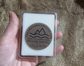 Rustic Soy Wax Melts/ Choice or  Lily of the Valley Scent / Hand-Poured / Adirondack Homestead Handmade Gift / Bulk Wholesale Save up to 25%