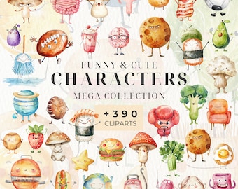 Funny Doodle Food clipart, Funny Doodle Sushi, Space, Mushrooms, Cleaning, Sports, Meal Images, Cute Characters, Vegetables, Nursery, PNG
