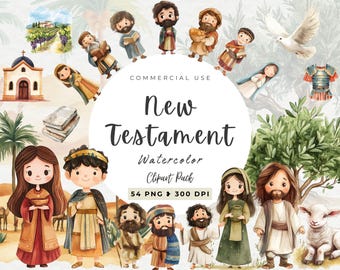 Neues Testamente, Biblische Figuren Clipart, Biblische Geschichte, Biblische Menschen Clip Art, Religiöse Clip Art, Jesus Wunder, Biblische Geschichten