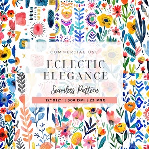 Nahtlose Muster Marimekko, Rapport-Design, Stoffdruck, Nahtloses Muster, finnisches Design, skandinavisches Dekor, Floral, Abstrakt