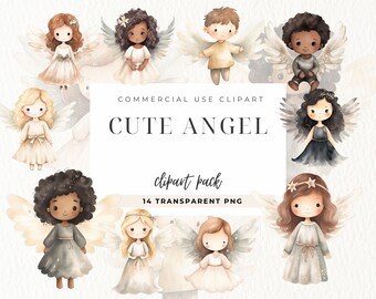 Imágenes prediseñadas de ángel de Navidad, imágenes prediseñadas de natividad, archivo de corte cricut de silueta, ángel svg, natividad vectorial, diseño de sublimación, lindos niños ángel