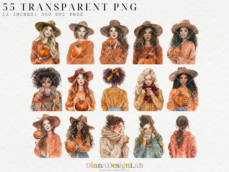 Cozy Fall Clipart, Rustic Autumn Mood, Cozy Planner Clipart ...