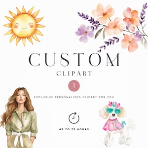 Kundenbestellung Clipart, 1 Bild, exklusive Grafiken, hochwertige Kunst, benutzerdefinierte Charaktere, anpassbar, personalisiert, kommerzielle Nutzung
