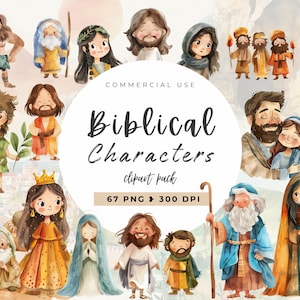 Biblische Figuren Clipart, Biblische Geschichten, Biblische Menschen Clip Art, Religiöse Clip Art, Jesus Wunder, Biblische Geschichten, Sonntagsschule