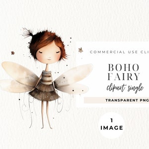Clipart jardin féerique d'hiver, fée bohème, png transparents, graphique de vacances d'hiver, forêt d'hiver, invitation d'anniversaire, art mural, commercial